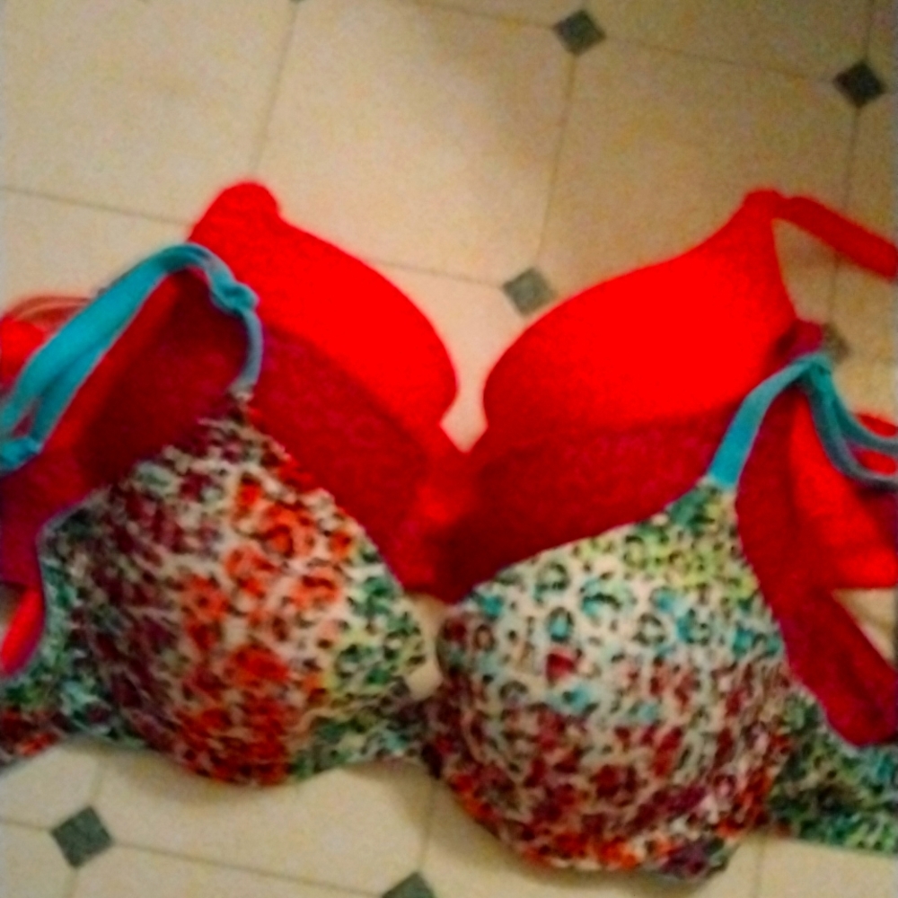 Size 34A push up bras all three